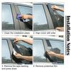 Car Door Window Trim Cover for Subaru Forester SK ~2024  Carbon Fiber Black Chrome Sticker Pillar Posts Decal Accessorie