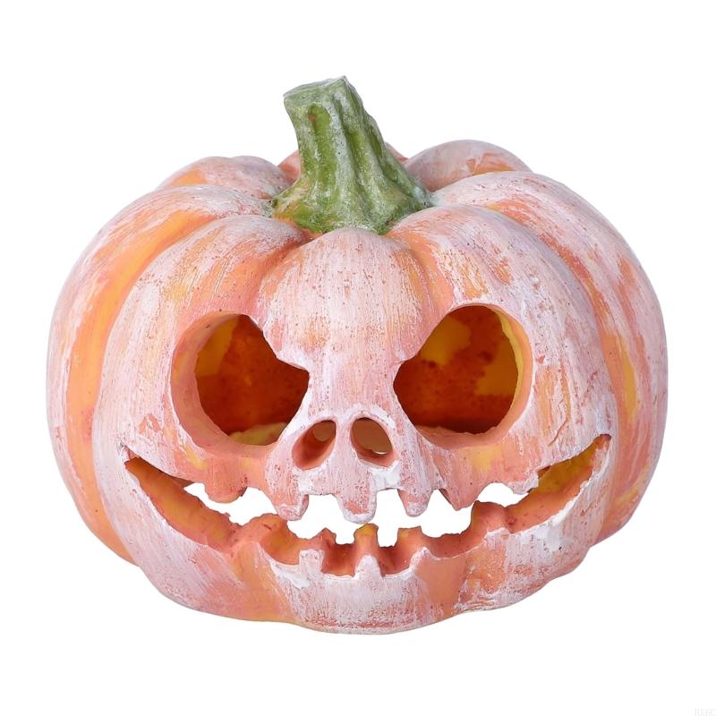 Halloweens Pumpkins Fish Tanks Decoration Durability PVC Aquariums Hideouts For Pet Fish Stress Reliefs HX6C