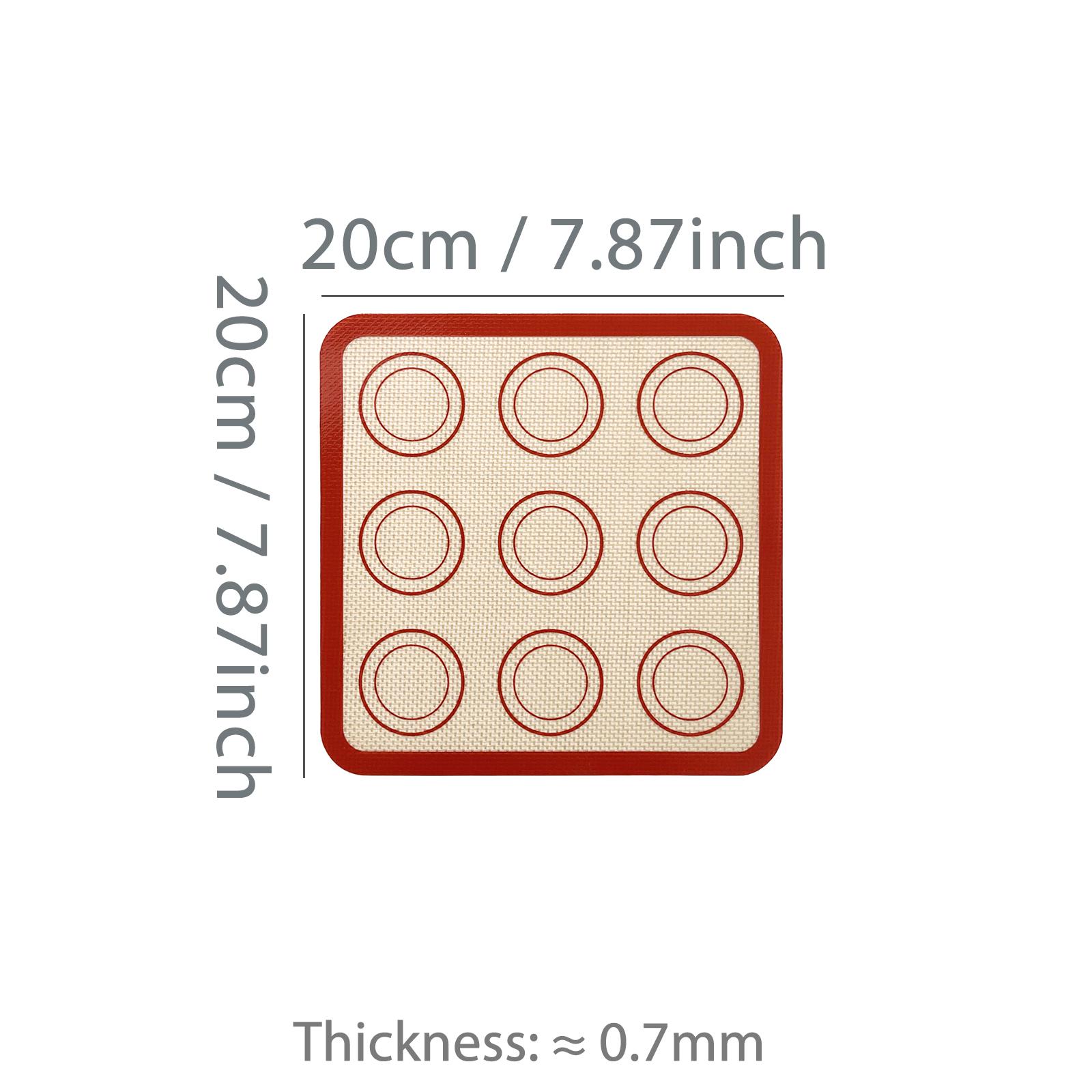 

Silicone Baking Mat for Oven, Reusable Non Stick Heat Resistant Bakeware Sheets Liner, Baking Tools for Cookie Macaron Pastry