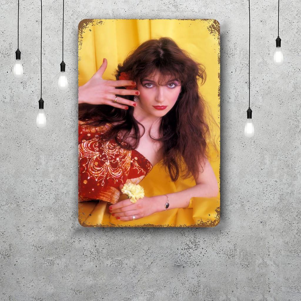 Kate Bush Metal Signs Wall Decor Vintage Tin Signs Captain Metal Poster Decor for Bar Pub Club Wall Decoration