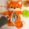 Pencil Shape Zipper Closure School Office Supplies Children Multipurpose Multifunctional Cosmetic