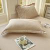 2Pcs/Set 48x74cm Simple Solid Color Pillowcase Fashion Home School Bedding Classic Bedroom Sleeping Pillow Case