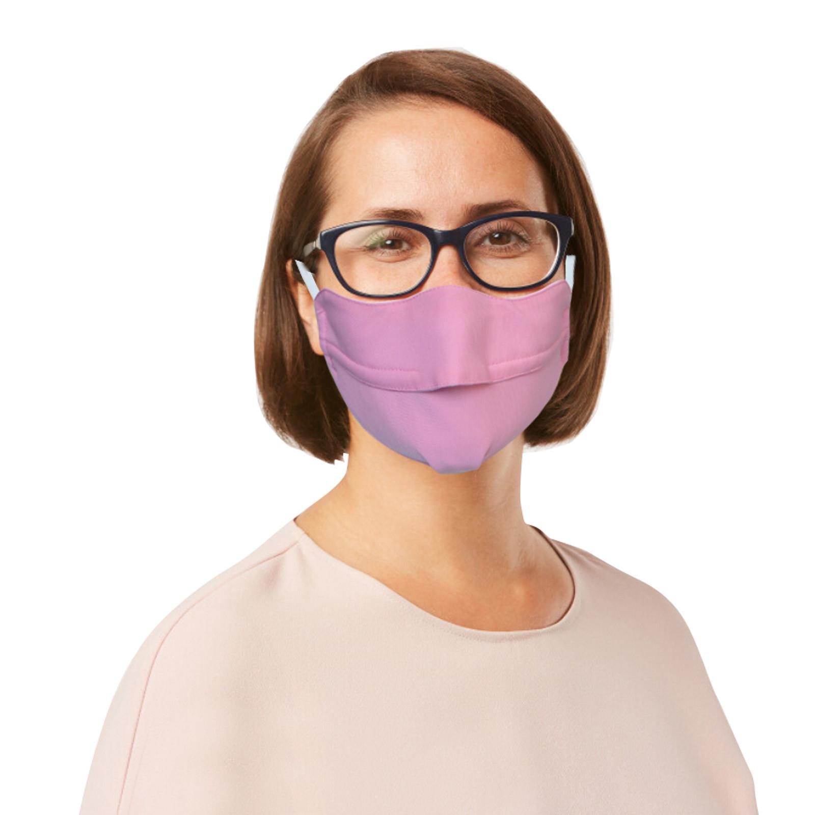 

Reusable Mouth Mask masques Breathable Face Mask Washable Mouth Caps Adult Protective Mask For Glasses Wearers Prevent Fogging розовый