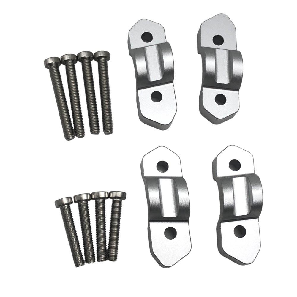 

Зажим для подъема руля мотоцикла с ЧПУ из алюминиевого сплава, зажим для подъема руля, совместим с поставками R1300GS серебряный