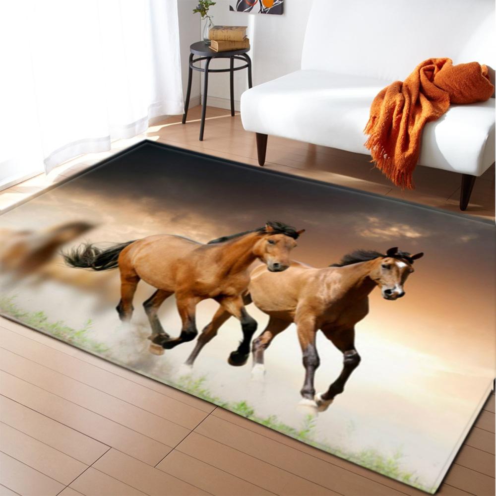 Leopard Tiger 3D Carpet Living Room Area Rug Kids Play Room Mat Dinosaur Boys Bedroom Rug Kitchen Mats Floormat Entrance Doormat