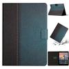 For Amazon Kindle Fire HD 7 2019/2017/2015 Stitching Solid Color Smart Leather Tablet Case