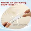 Long Funnel For Transmission Fluid 3.28 Foot Clear Tubing Plastic Wide Mouth Oil Funnel With Hose Flexible For Car, Engine, Gas, Water, Fluid
