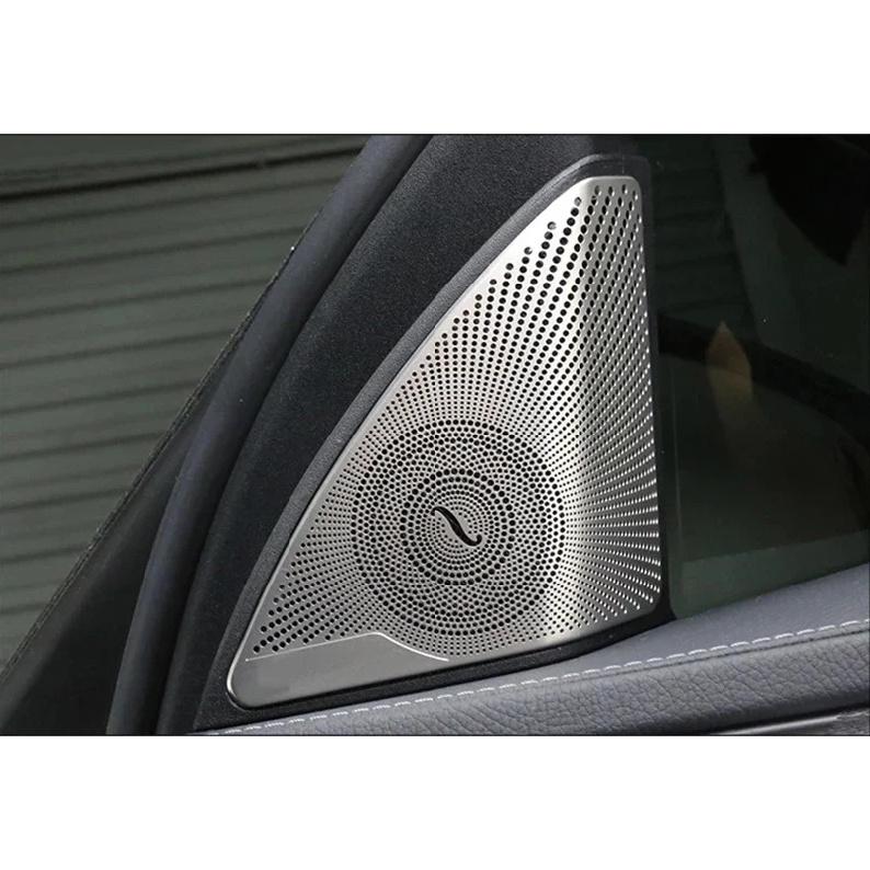 Pentru Mercedes-Benz CE GLC Clasa W205 W213 X253 Difuzoare din oțel pentru ușa mașinii, Capa decorativă stereo Capac de acoperire a difuzorului