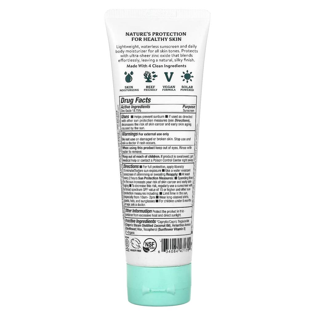 Daily, Mineral Sunscreen, Spf 30, 118Ml(4Fl Oz)