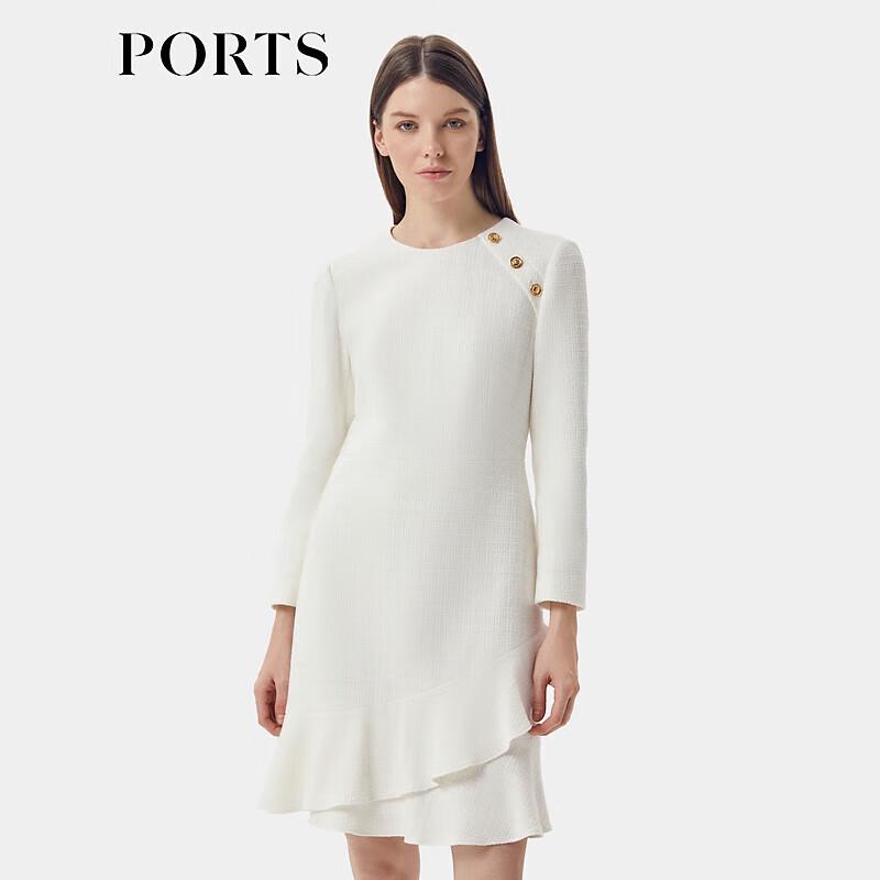 

PORTS Women s Spring/Summer Fishtail Hem Long Sleeve Dress L
