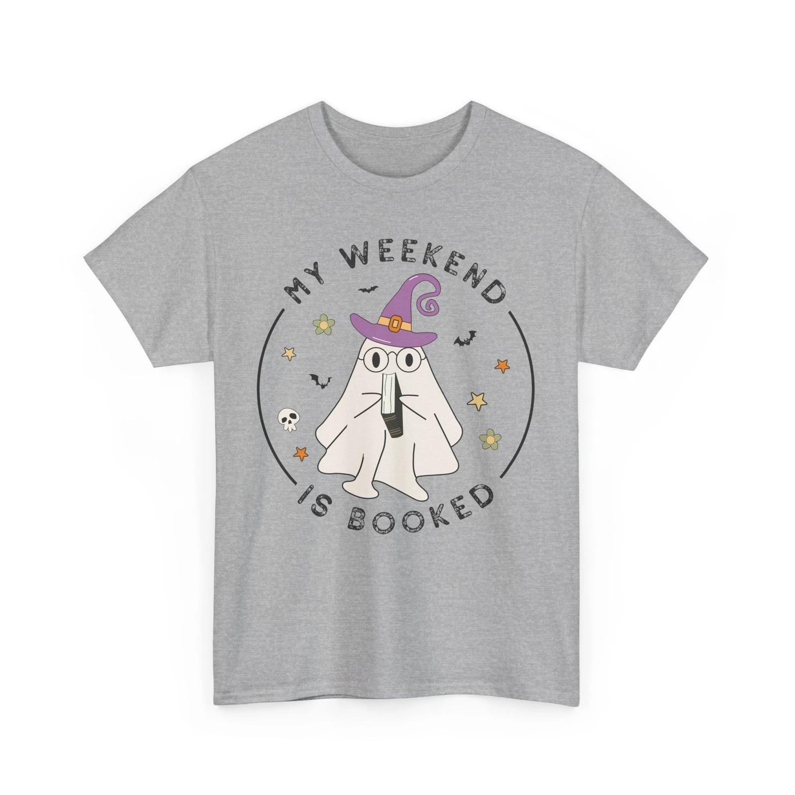 Halloween Ghost T-Shirt | Spooky Haunted Tee | Fun Paranormal Shirt M
