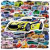 10/30/50PCS Colorful Super Car PVC Sticker Aesthetic Sticky Decoration Scrapbooking Korean Stationery School Supplies