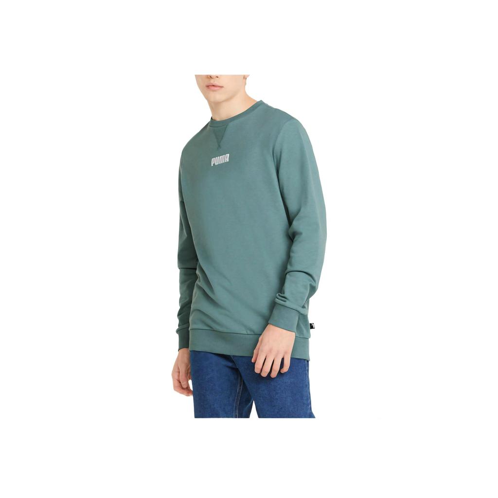 New PUMA Sweatshirt Men's Aqua Blue 849575-50