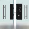 Punch-Free Glass Door Smart Lock: Remote-Controlled Fingerprint Lock for Single & Double Doors
