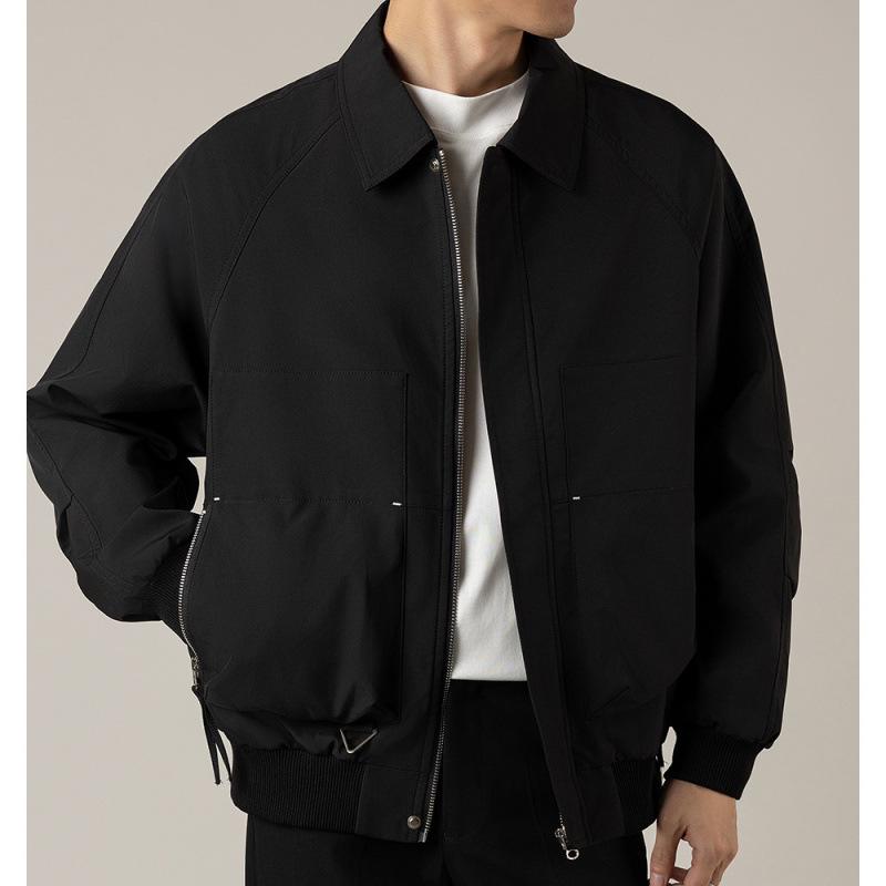 Men's Trendy Flight Suit: Spring/Autumn Versatile Lapel Jacket