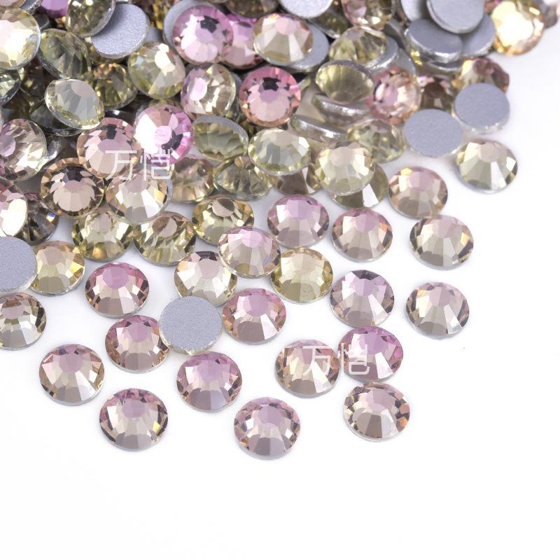 Ss3-Ss16 Mixed Size Flat Bottom Drill, Mobile Phone Case Diy Sticker Diamond Crystal Glass, Creative Nail Art Jewelry Accessories