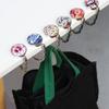 Oil Painting Style Crystal Portable Folding Table Hanger Table Bag Hook Desk Hooks Purse Holder