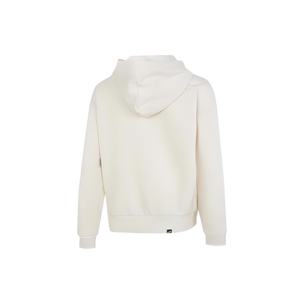 Puma Letter Print Casual Hoodie With Large Pockets Women hoodies Khaki 682176-87