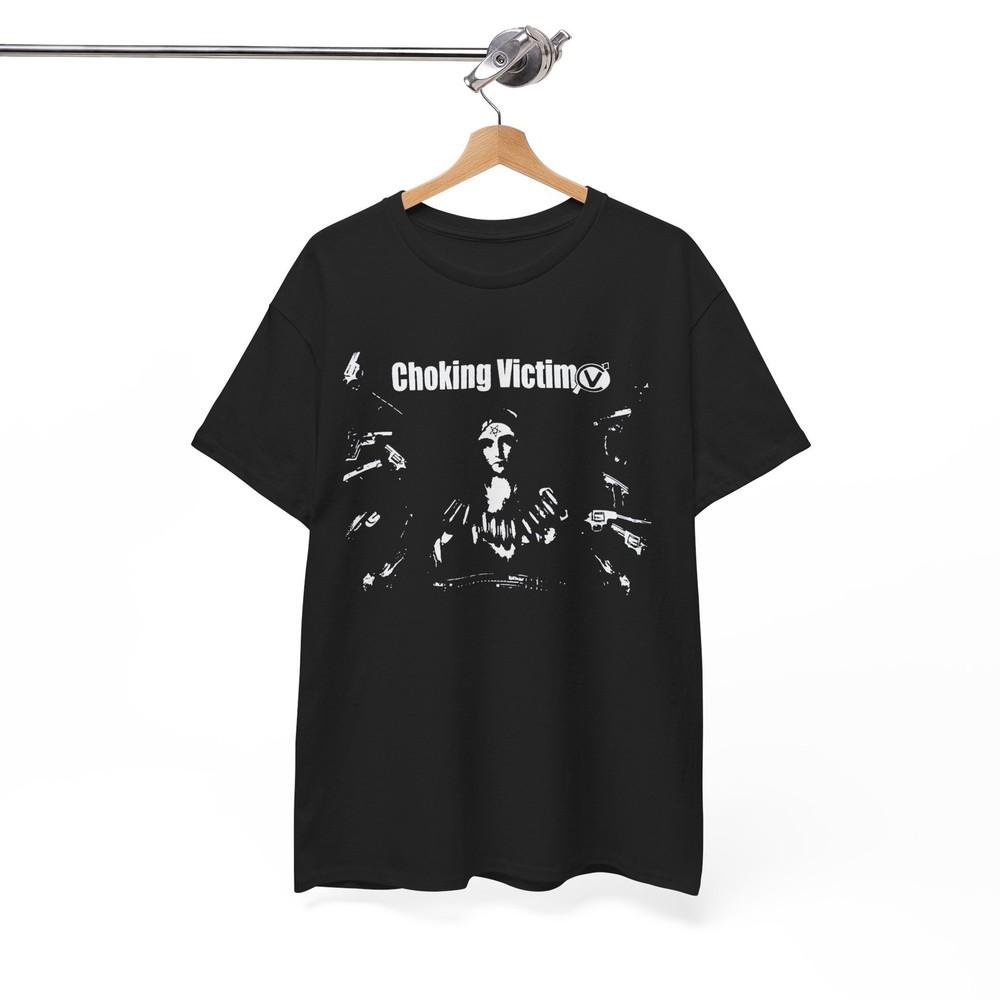 

Choking Victim TShirt Hardcore Punk Rock Ska Anarcho Subhumans MDC Unisex Unisex T-Shirt L