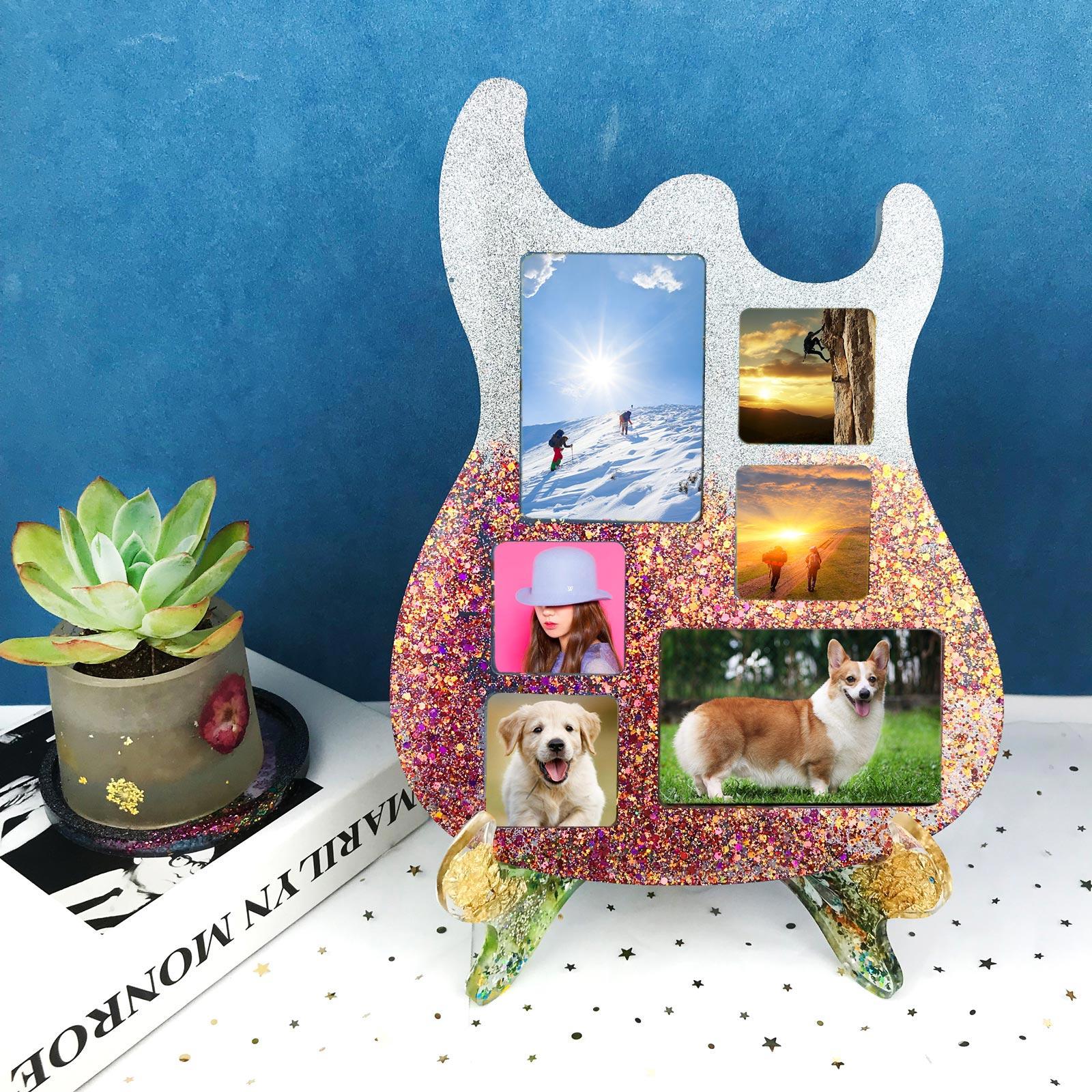 Table Storage Stand Photo Frame Mold Epoxy Pictures Frame Display Stand Mold 1 чистый