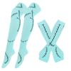 Cotton Knee High Socks Halloween Fingerless Gloves New Halloween Stocking Socks