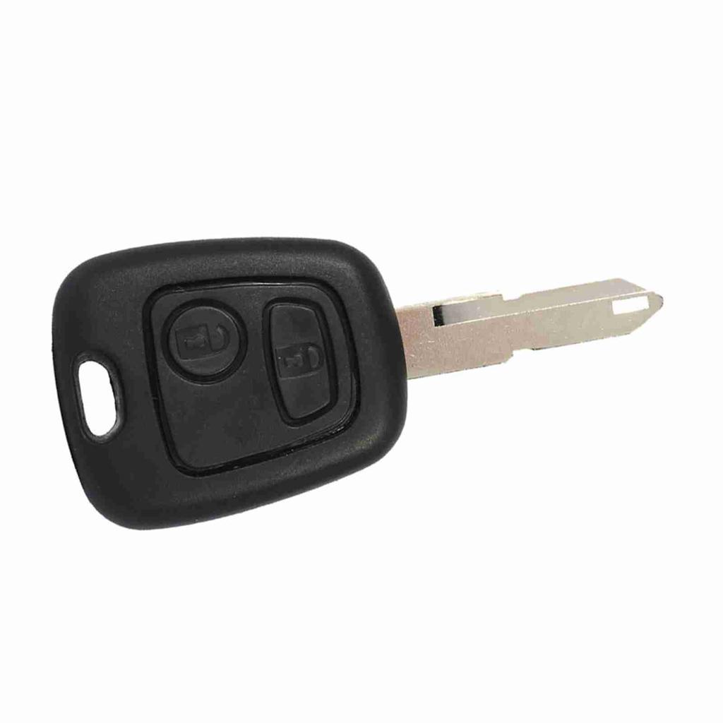 2 Tasten Unbearbeitete Leere Klinge Fernbedienung Auto Schlüssel   für   206
