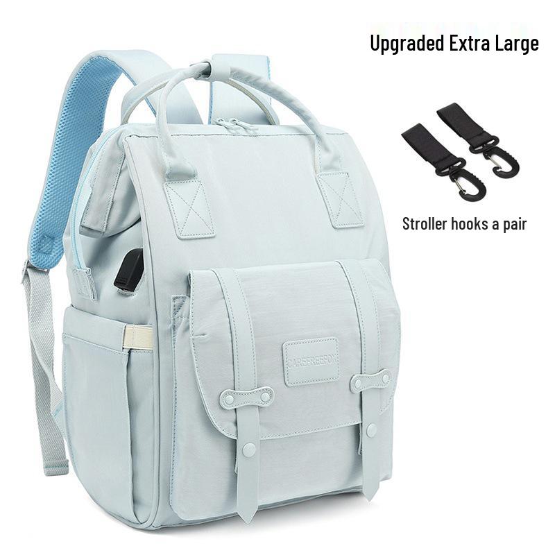 Zaino Multifunzione Mamma Volpe Senza Preoccupazioni - Grande Capacità, Borsa alla Moda per Uscite di Mamma e Bambino.