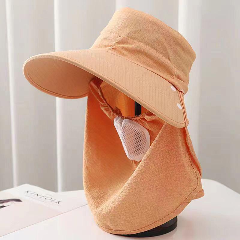 

Простая однотонная дышащая солнцезащитная шляпа с большим козырьком, кепка для женщин с козырьком для улицы/оранжевый/розовый/серый/хаки