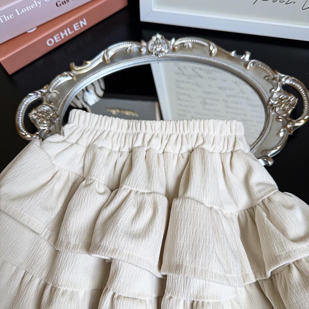 Girls' Puffy Layered Skirt - Stylish Autumn/Spring Fashion CM0172