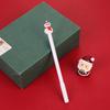 4Pcs Christmas Cartoon Gel Pen Funny Writing Pen Office Supplies for Student Game Reward Christmas Party Supplies