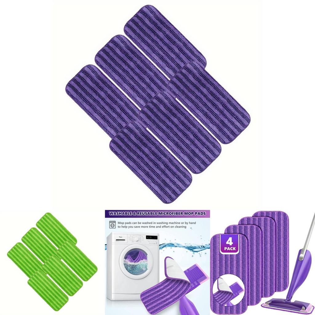 For Flash Powermop Mop Pad Reusable Fibers For Daily Cleaning Home Office
