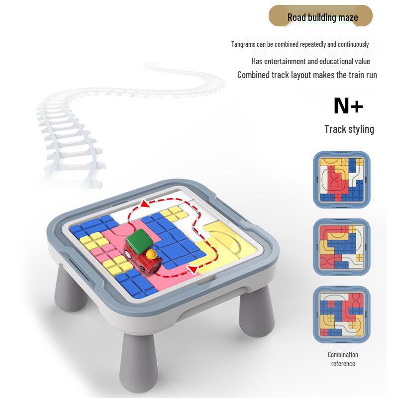 Interactive Tangram Puzzle Table: Early Education Toy for Children's Cognitive Development and Parent-Child Learning