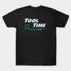 Men Black Print T-shirt Tool Time (Variant) No-Cut Transfer Paper Print Cotton Tshirt