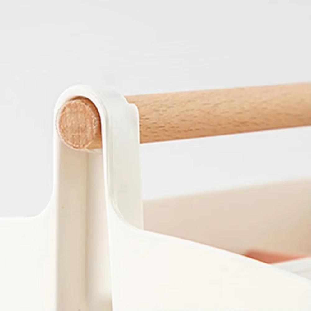 Portable Desktop Pen Holder Multifunctional Storage Holder Large Capacity Marker Pen Stationery Storage Box Desktop Organizer