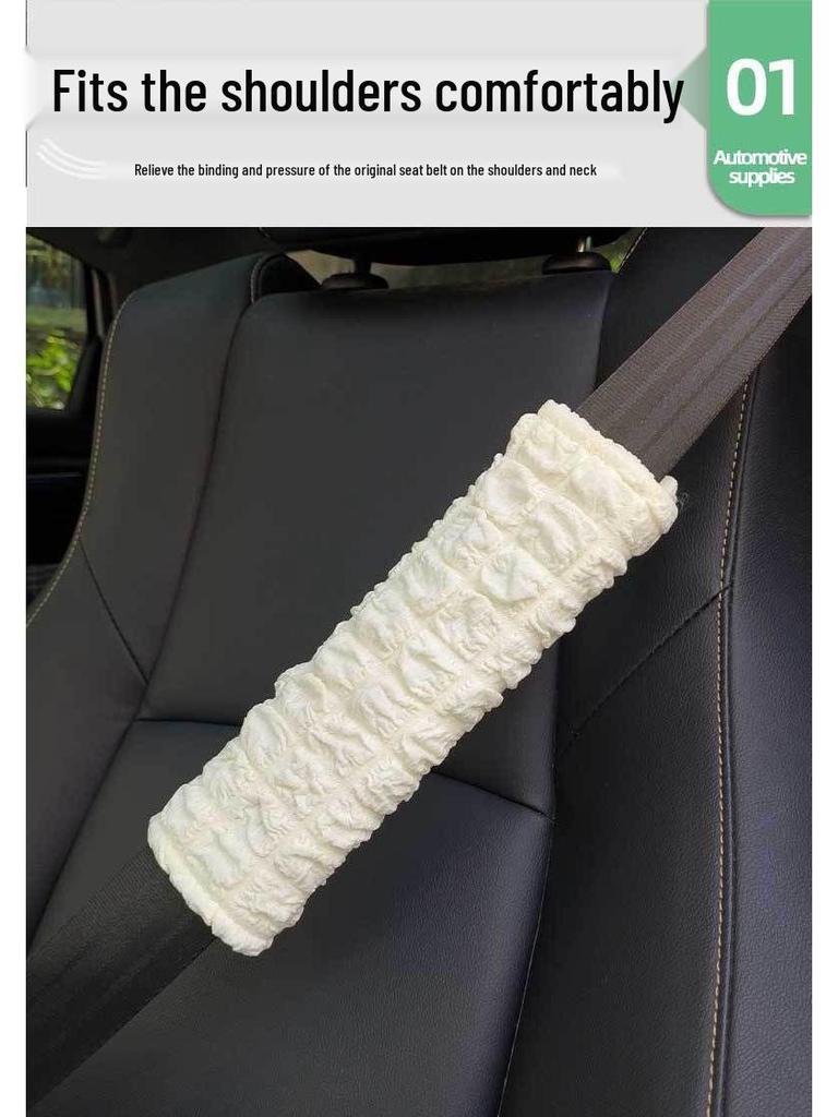 Goddess Car Seat Belt Shoulder Puff Pad - Universal Interior Decoration
