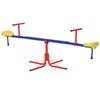 Rocking Swing for Children 3 To 8 Years 360 Degrees Rotating Seesaw 4-Rod Base Handle 184 X 76 X 71 Cm, Multicoloured