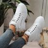 2026 Winter Platform Cotton Shoes Women's New Chunky Plush Lace-Up Warm Snow Boots for Women Botas Mujer Large Size 36-45 Botas