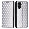 For iPhone 17 Case Wallet Rhombus Imprinted Leather Phone Cover