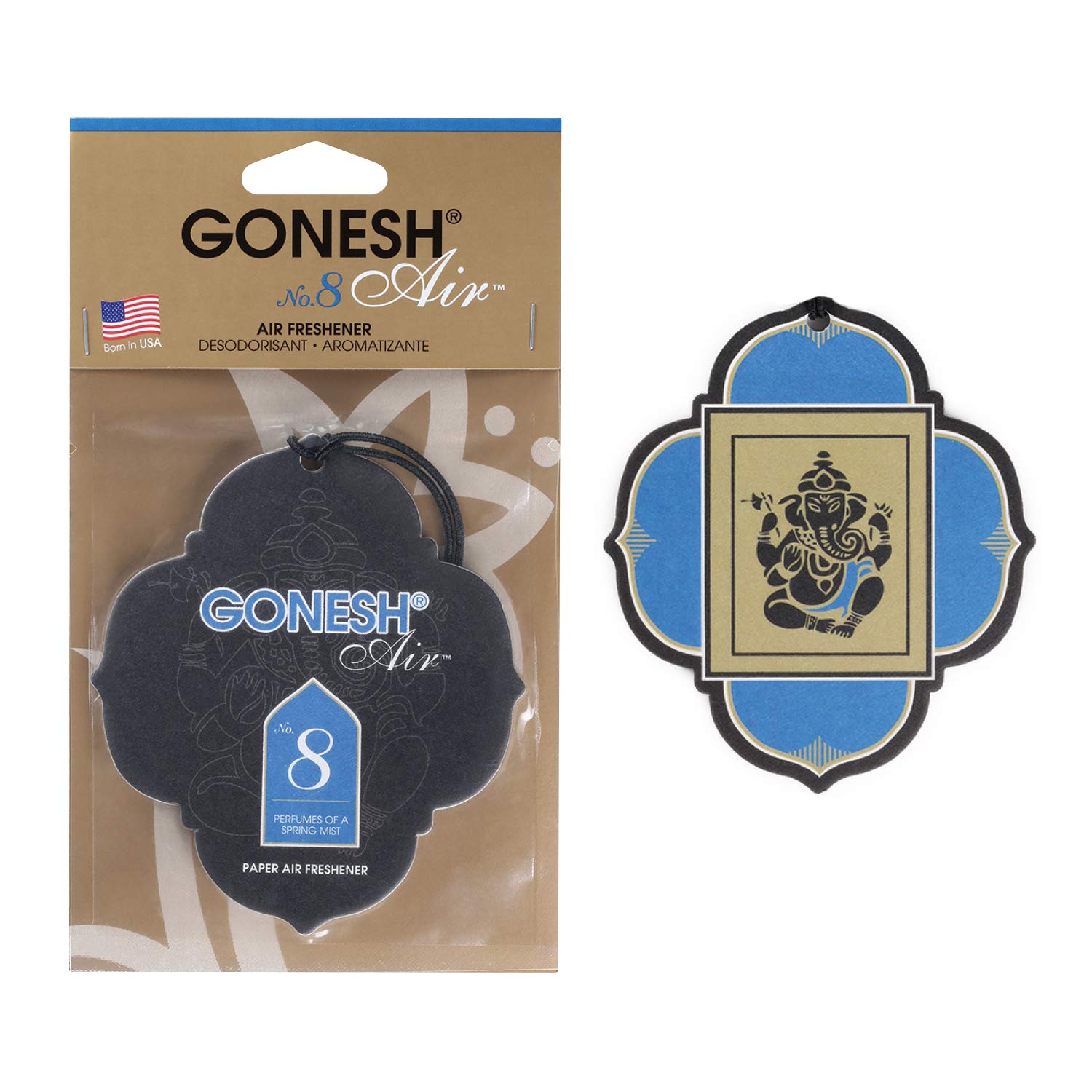 

GONESH Paper Air Freshener No.8 чёрный
