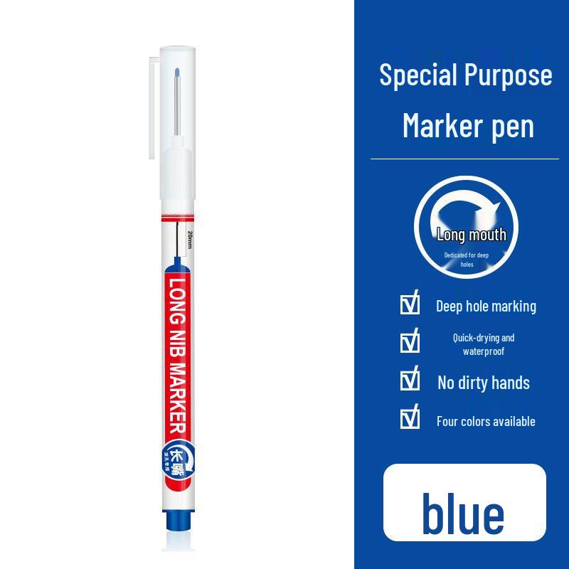 

Widely Used Quick-Dry Waterproof Long-Tip Industrial White Marking Pen
