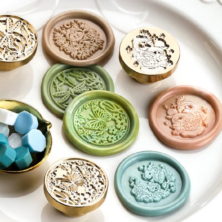 Scrapbooking Wax Seal Stamp Brass Head Stamps for Card/Envelope/Gift Signature