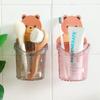 Home Storage Box Bear Shaped Cute Toothbrush Holder Cup Organizer Razor Stand Toothpaste Rack