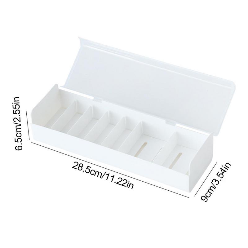 Charger Organizer Box Multipurpose Charger Storage Organizer Cord Storage Box Desk Storage Box Charger Cord Organizer With Lid