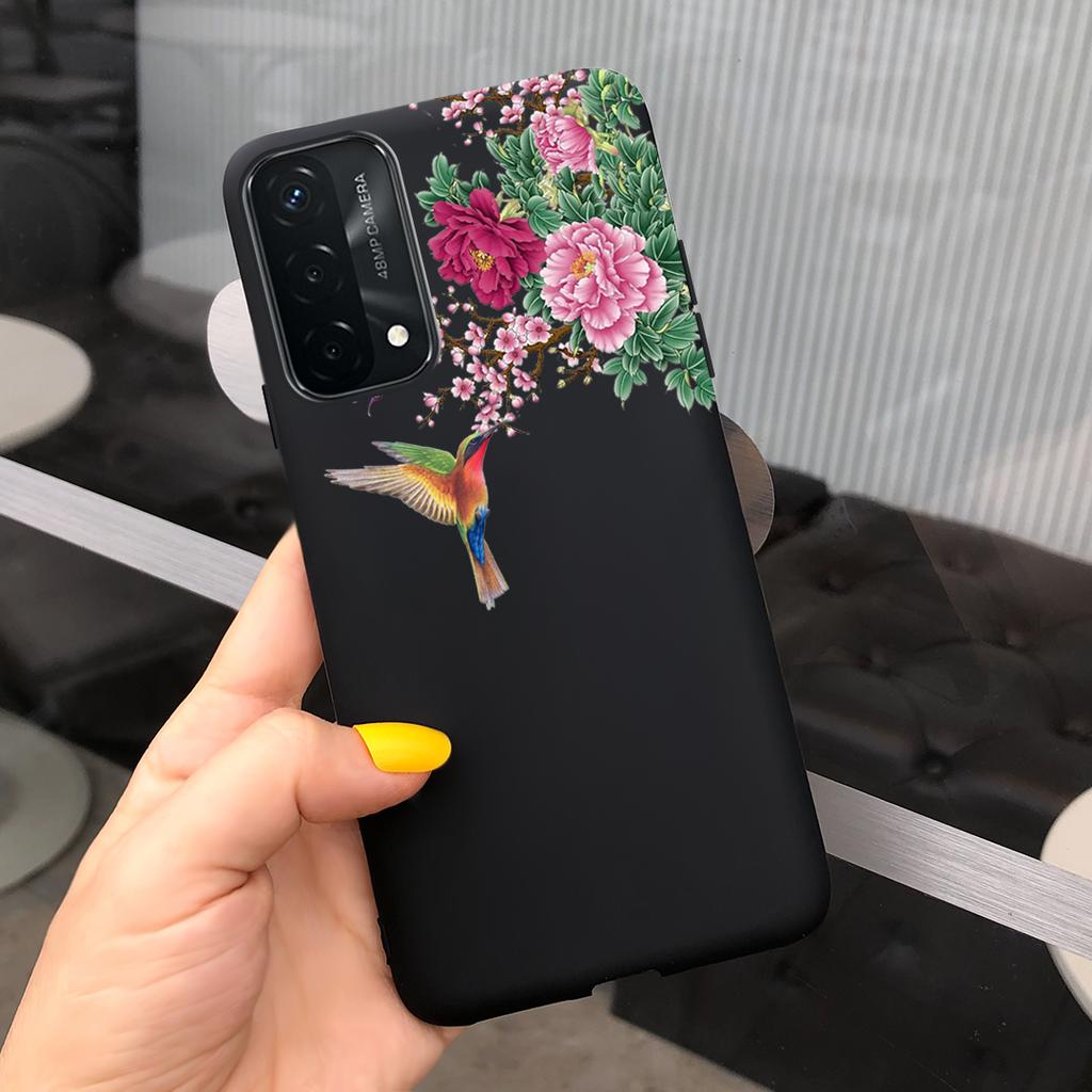 For OPPO A74 Case A74 5G Cover Case Stylish Silicone Candy Color Phone Covers For OppoA74 4G A 74 CPH2219 oppoA74 5G Coque Funda