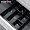 Acrylic Desk Organizer with Built-in Stationery Holder for Cosmetics