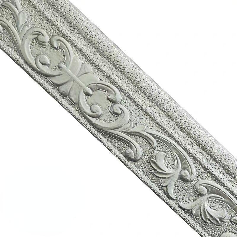 6 buc. 230 mm auto-adeziv 3D perete linie bordură bordura plinte impermeabile tapet autocolant pentru camera de zi decor acasă