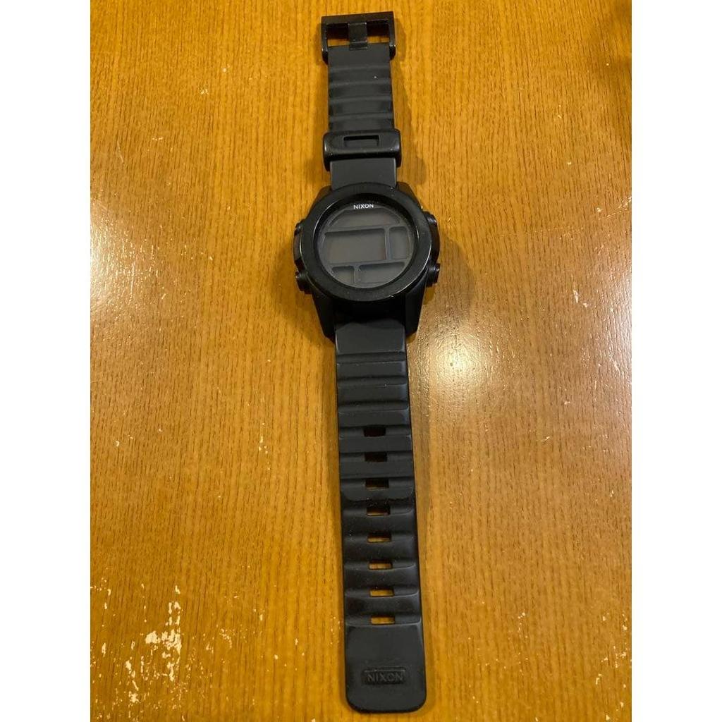 Used [Junk item] NIXON THE UNIT watch BLACK