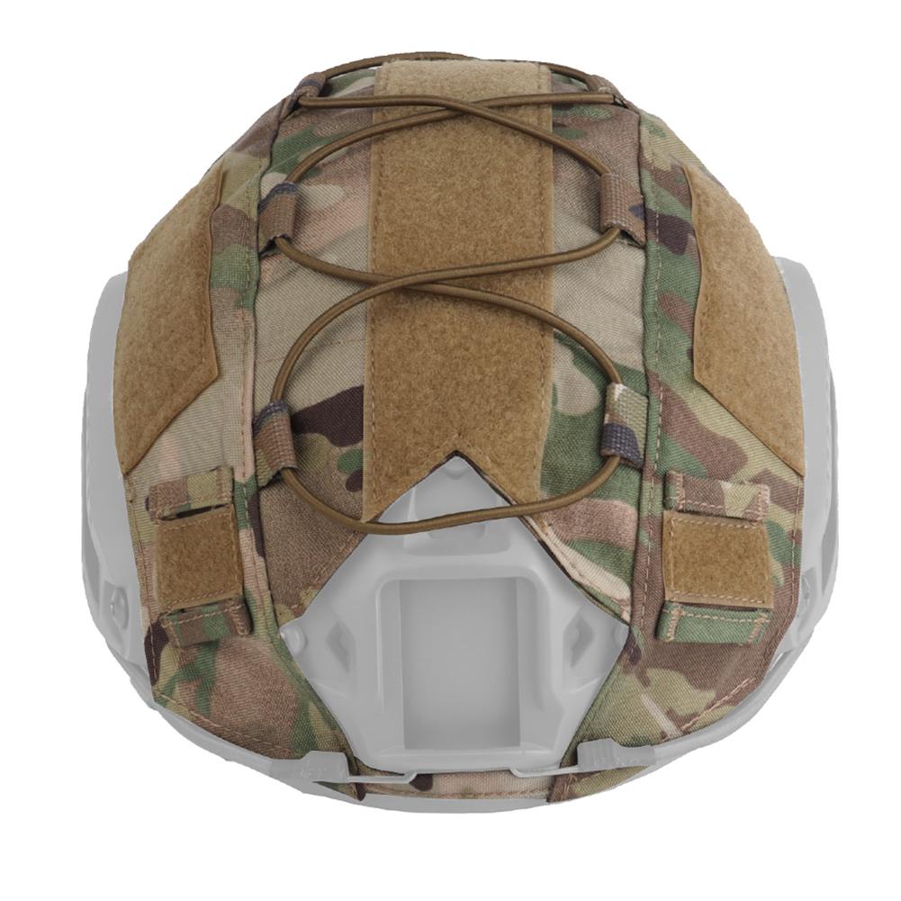 

Тактичний чохол для шолома Fast MH PJ BJ OPS-Core Шолом Страйкбольний пейнтбол Армійський військовий чохол Multicam з еластичним шнуром L чорний