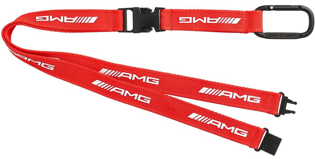 Collection Genuine Neck Red Mercedes-Benz Mercedes-AMG Strap,