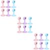 Door Stopper Hold-Open Door Catch for Home Use 18Pcs Silicone Wall Protector